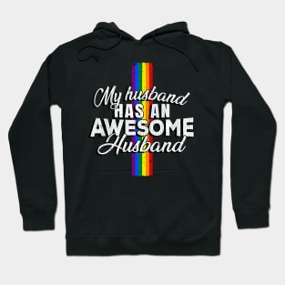 Gay Pride Rainbow Husband Gift design Hoodie